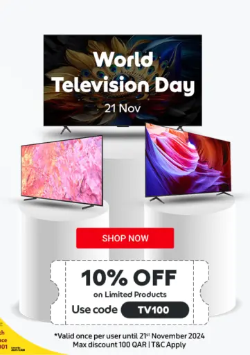 World Television Day من كارفور أم صلال قطر